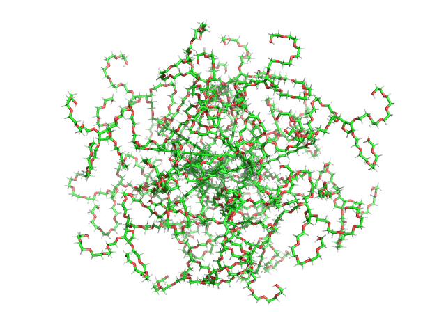 Polydisperse core-shell ellipsoidal micelles of POE sorbitan monolaurate fraction (F2) with no or low amount of the fatty acid myristic acid (MA) (< 100 µg/ml) OTHER model