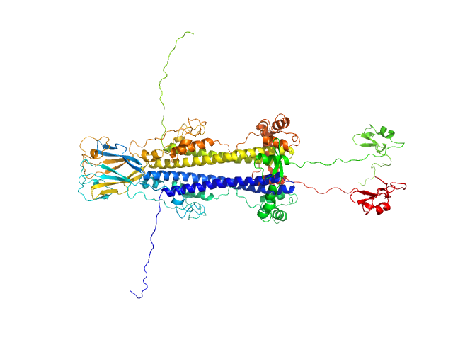 Variable surface glycoprotein LiTat 1.5 BILBOMD model