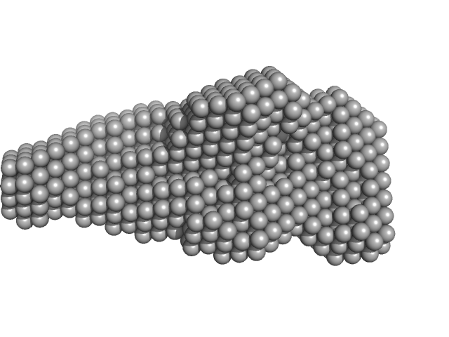 Isoform 1 of NAD-dependent protein deacetylase sirtuin-7 DAMMIN model