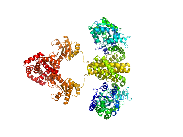 Maltose/maltodextrin-binding periplasmic protein (D108A, K109A, E198A, N199A, K265A) Uncharacterized protein Rv2242 ALPHAFOLD model