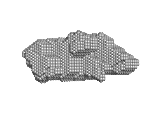 Alarmin release inhibitor (Δ1-125; N175Q, N190Q) DAMMIF model