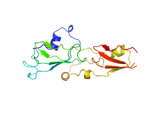 Alarmin release inhibitor (Δ1-125; N175Q, N190Q) CHIMERA model