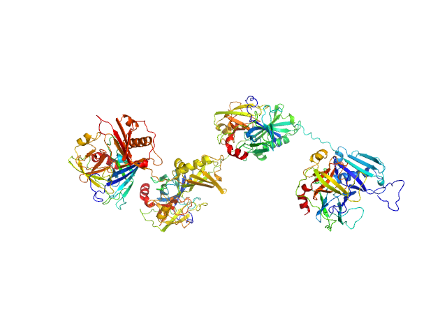 Protein map Cathepsin G MULTIFOXS model