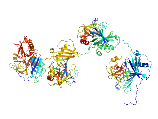 Protein map Cathepsin G MULTIFOXS model