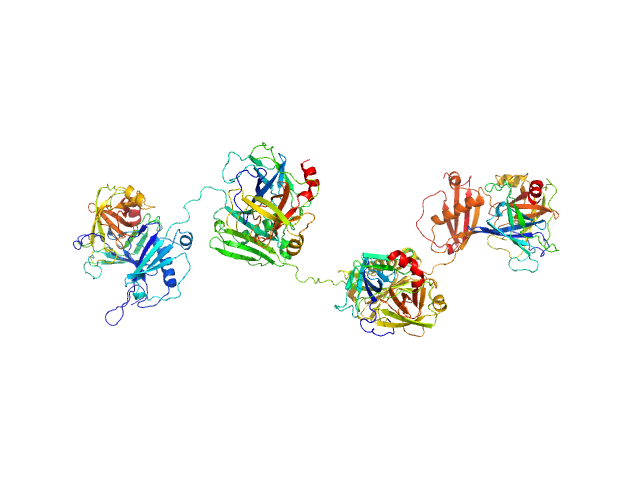 Protein map Cathepsin G MULTIFOXS model