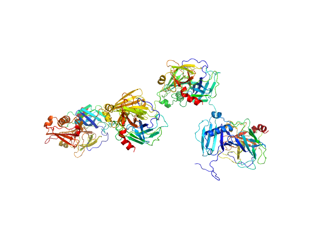 Protein map Cathepsin G MULTIFOXS model