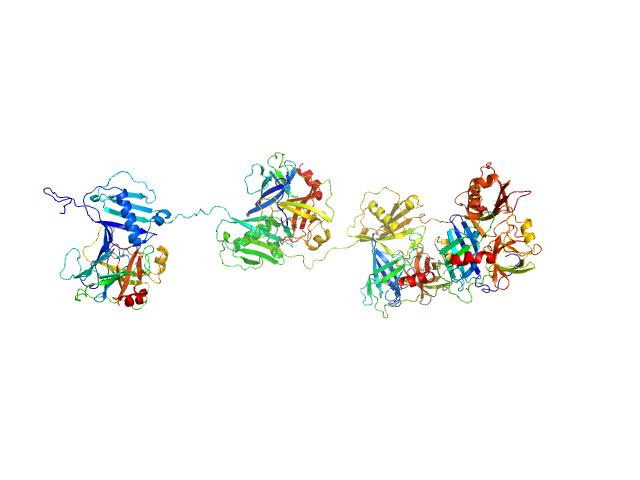 Protein map Cathepsin G MULTIFOXS model